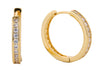 Paved Huggie Hoops