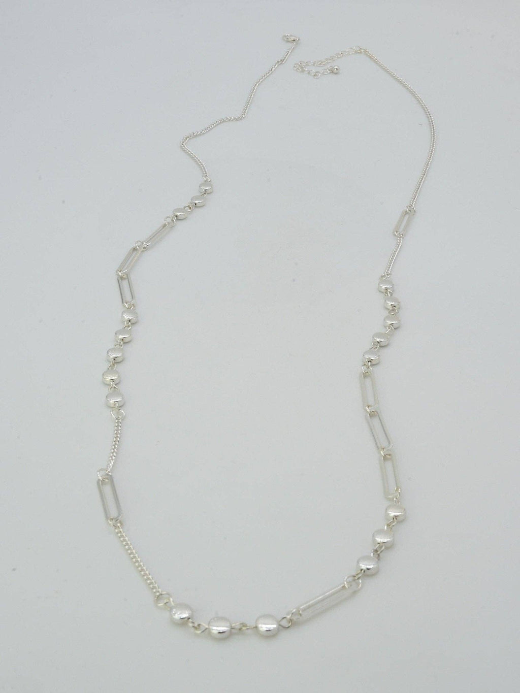 Station Chain Long Necklace