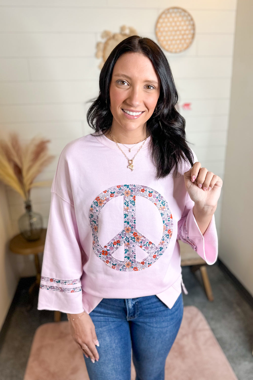 Peace Sign Sweatshirt