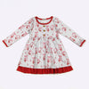 Ribbon Santa Girls Dress