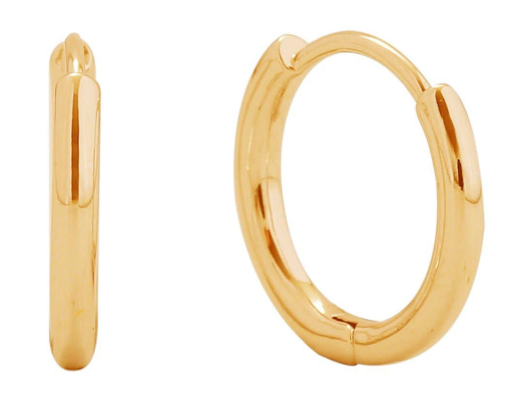 Thin Huggie Hoop Earrings