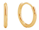 Thin Huggie Hoop Earrings