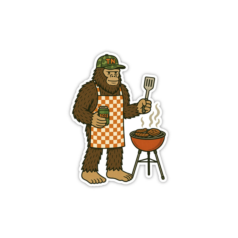 Bigfoot Grill Master Sticker