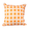 Bluetick Coonhound Gingham Pillow
