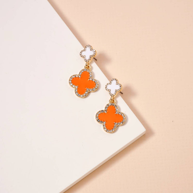 Clover Game Day Earrings