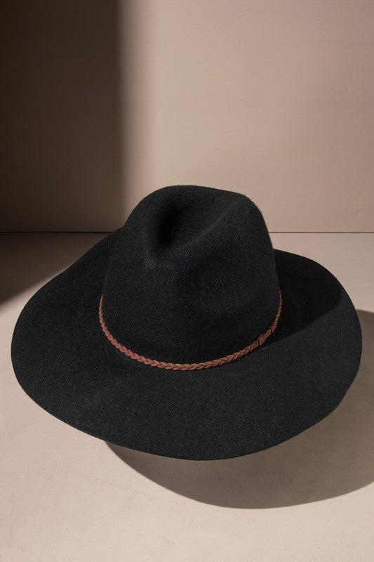 Wool Wide Brim Hat