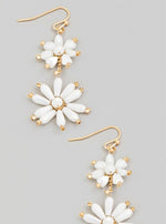 Beaded Flower Earrings