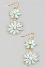 Beaded Flower Earrings