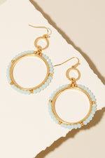 Rhinestone Hoop Earrings