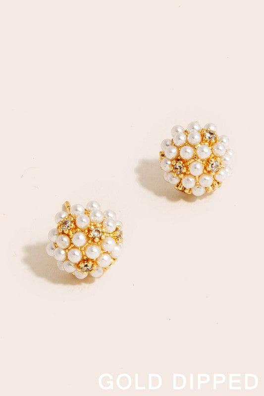 Pearl Dome Studs