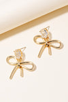 Ribbon Bow Earrings