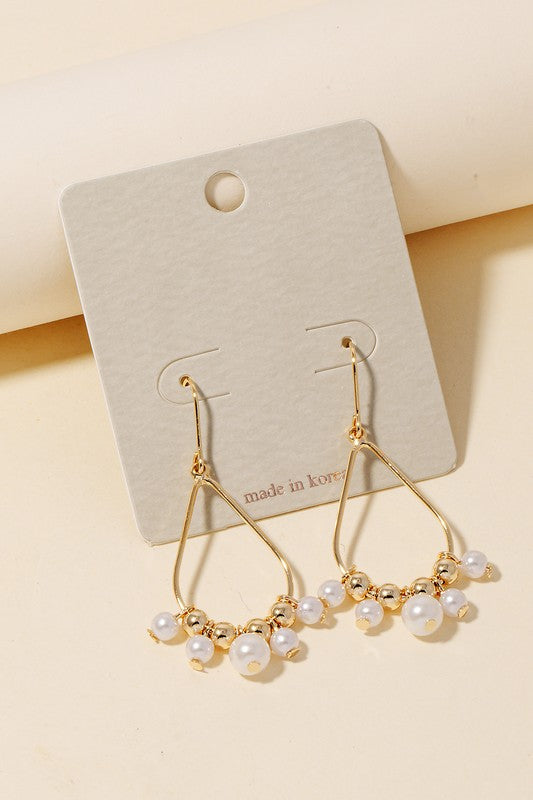 Pearl Beaded Earrings