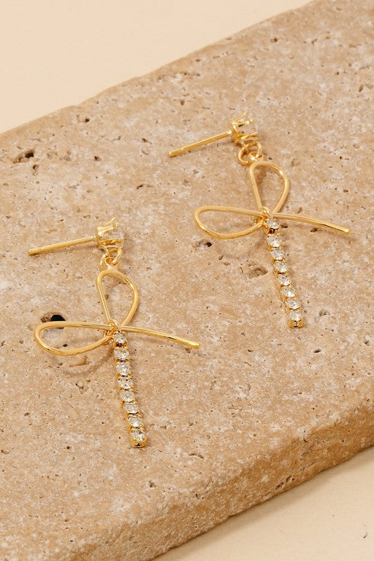 Bow Dangle Earrings