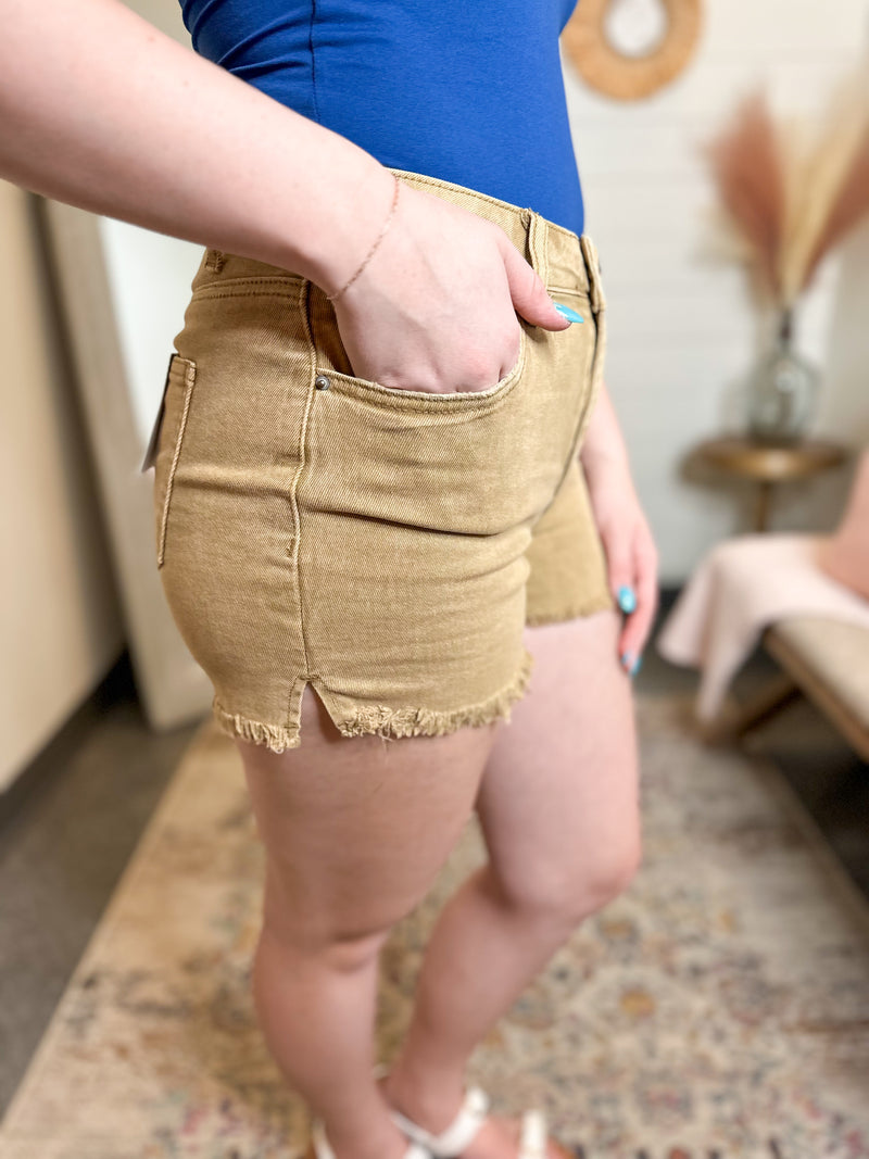 Acid Wash Shorts