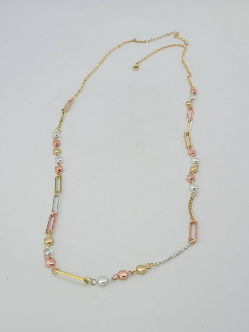 Station Chain Long Necklace