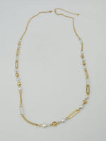 Station Chain Long Necklace