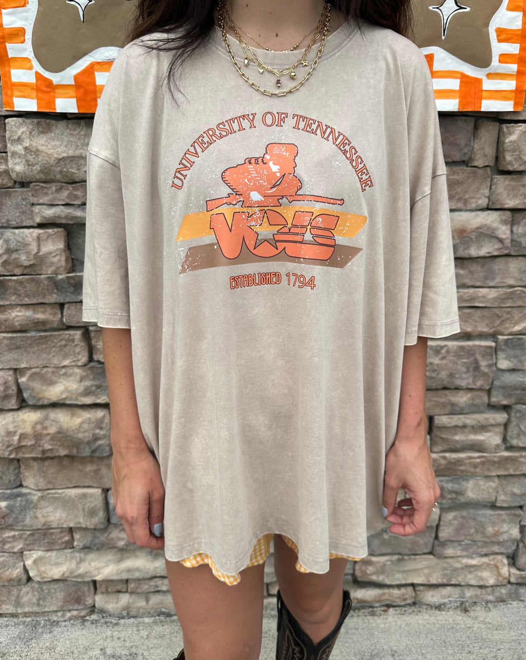 Vintage Vols Oversized Tee