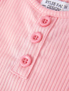 Pink Bows Bell Bottom Pants Set
