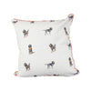 Bluetick Coonhound Gingham Pillow