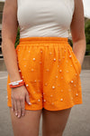 Pearl Embellished Shorts