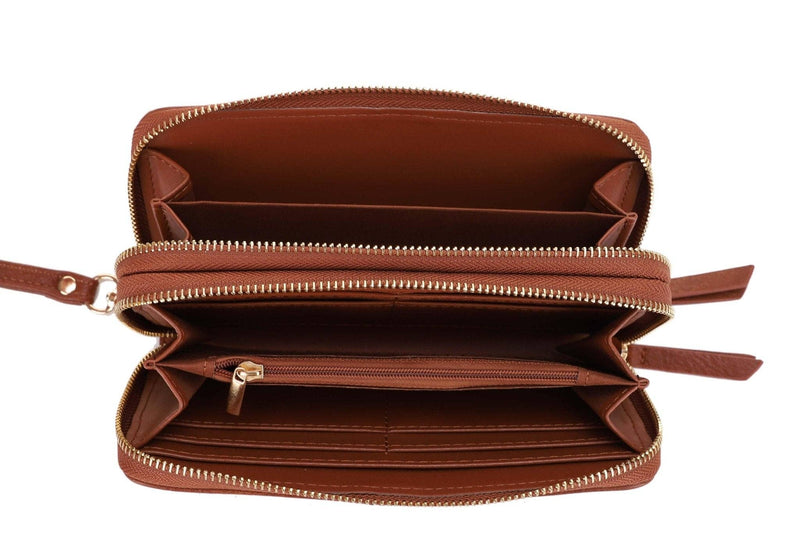 Sherrie Double Zipper Wallet