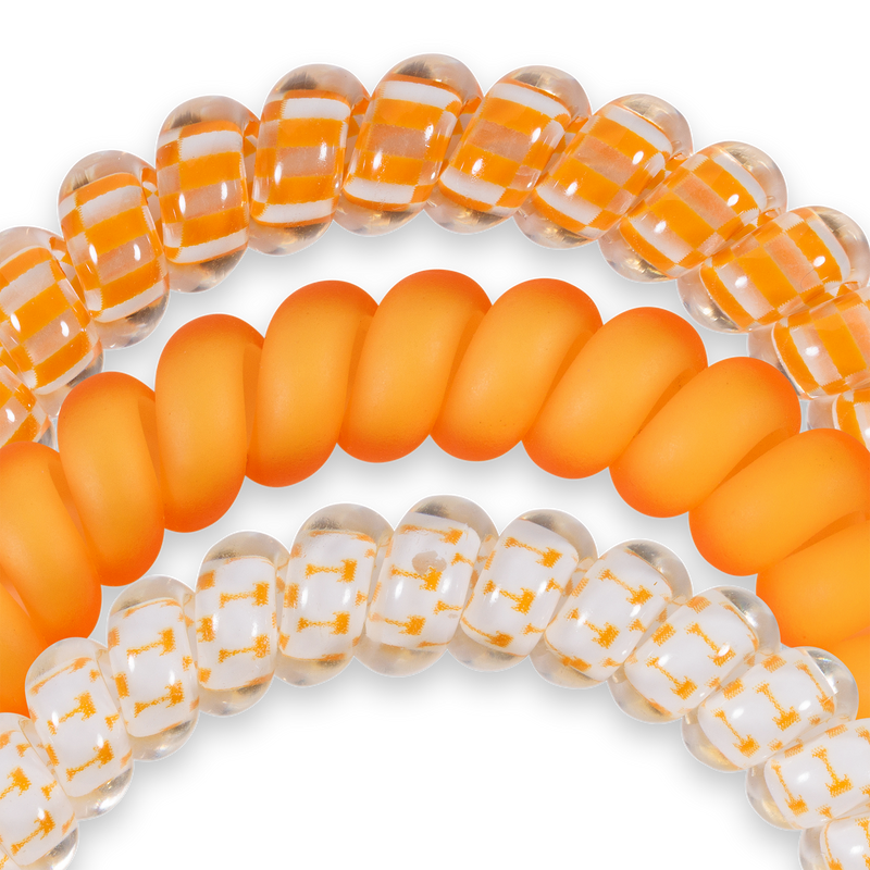 Spiral Hair Coils | Small | Go Vols! Hair Ties