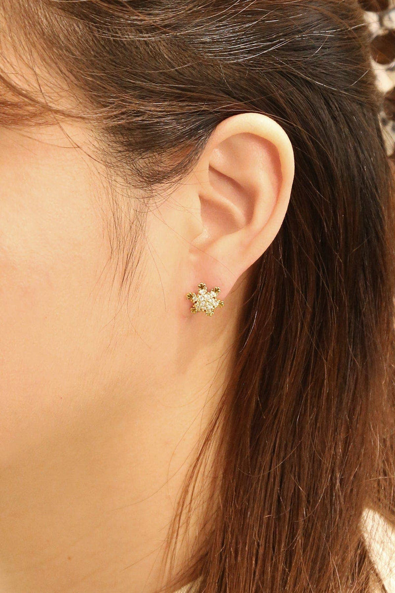 Snowflake Post Earrings