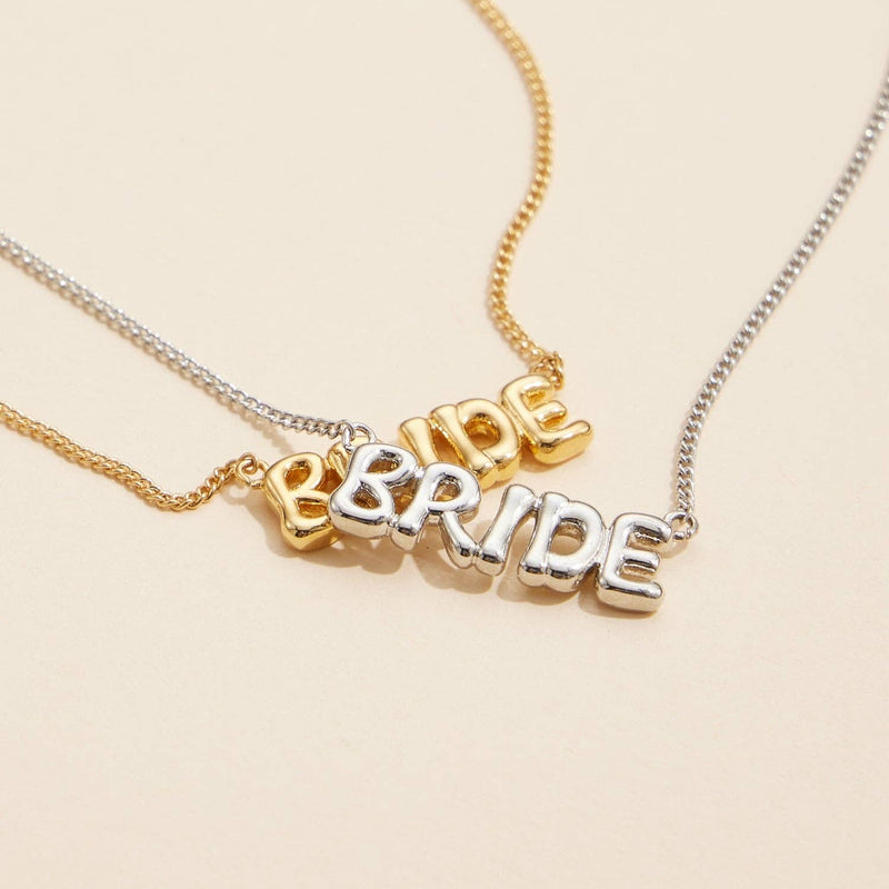 BRIDE 18K Gold Dipped Necklace