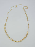 Station Chain Long Necklace