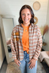 Sunset Flannel Top