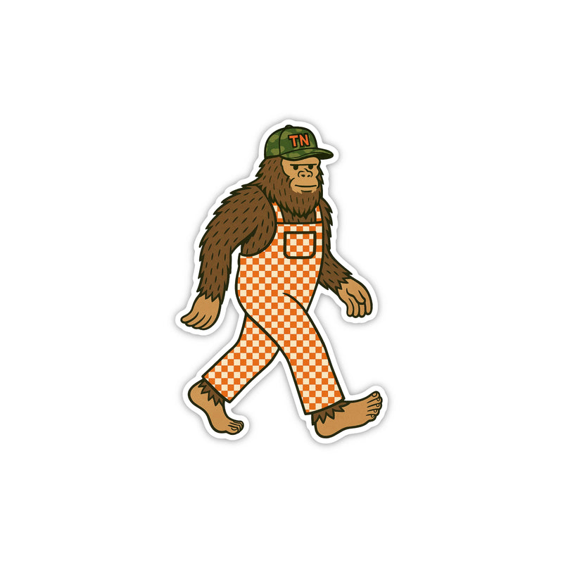 Bigfoot Overalls Sticker