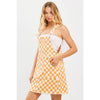 Game Day Checkered Overall Dress