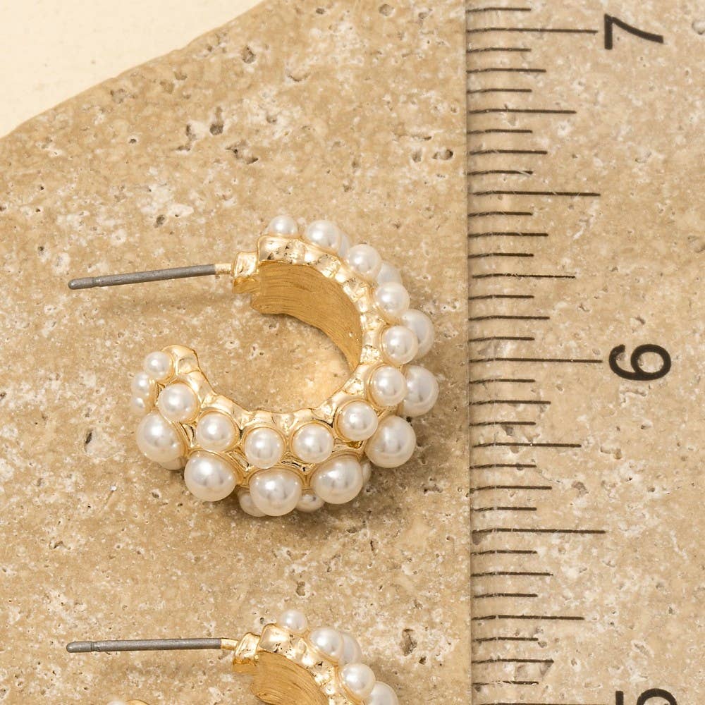 Pearl Wide Hoops