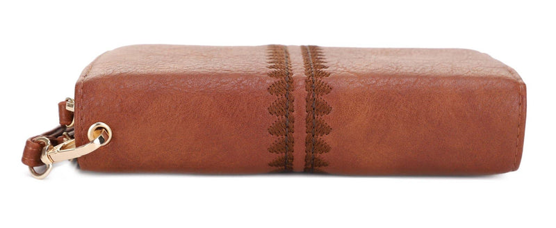 Sherrie Double Zipper Wallet