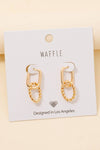 Braided Charm Earrings