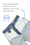 TUMMY CONTROL HIGH RISE RELAXED STRAIGHT LEG JEANS
