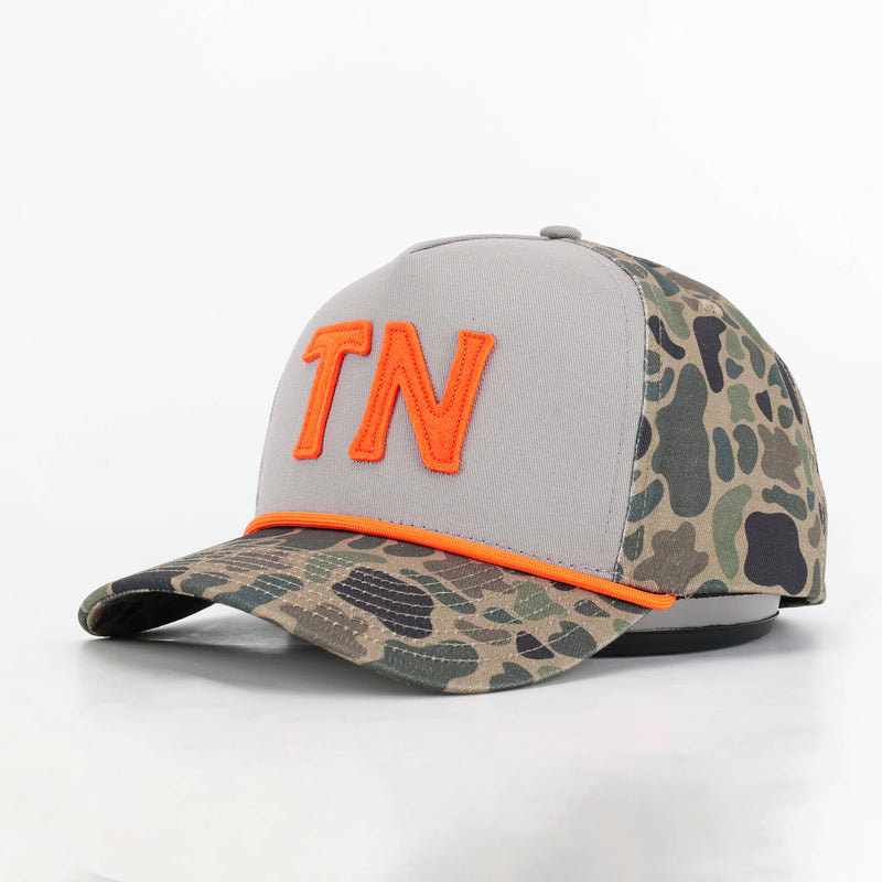 Tennessee "TN Hat" Camo & Smokey Gray