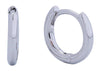 Thin Huggie Hoop Earrings