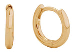 Thin Huggie Hoop Earrings