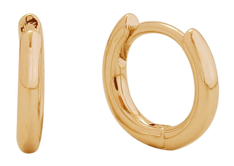 Thin Huggie Hoop Earrings