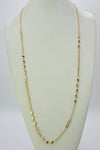 Station Chain Long Necklace