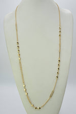 Station Chain Long Necklace