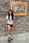 Tennessee Volunteers Crest Stamp Thrifted Tee