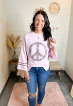 Peace Sign Sweatshirt