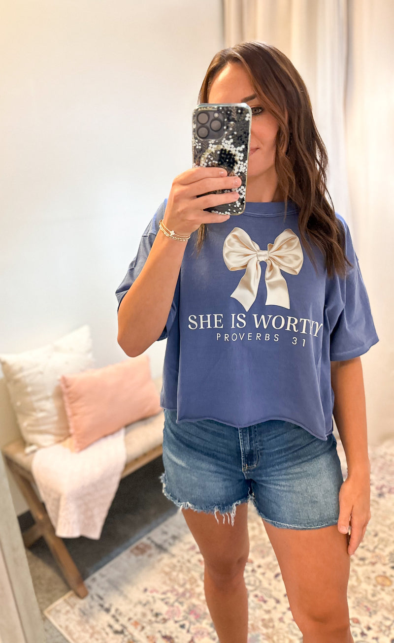 She Is Worthy Tee
