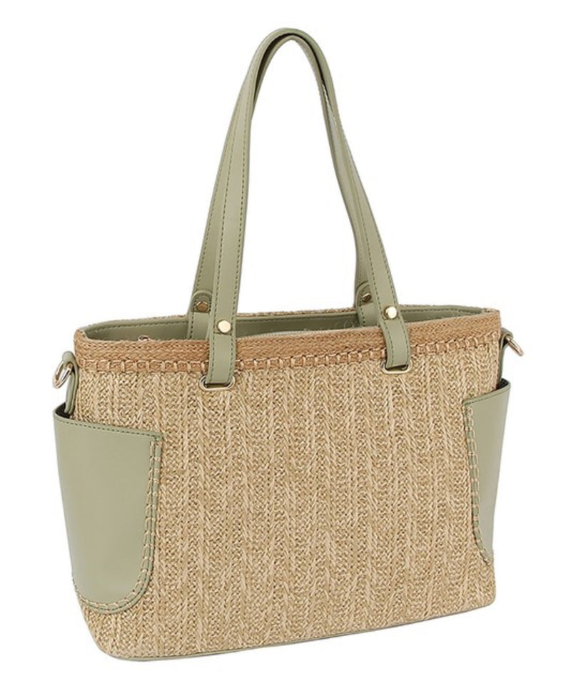 Straw Tote Bag