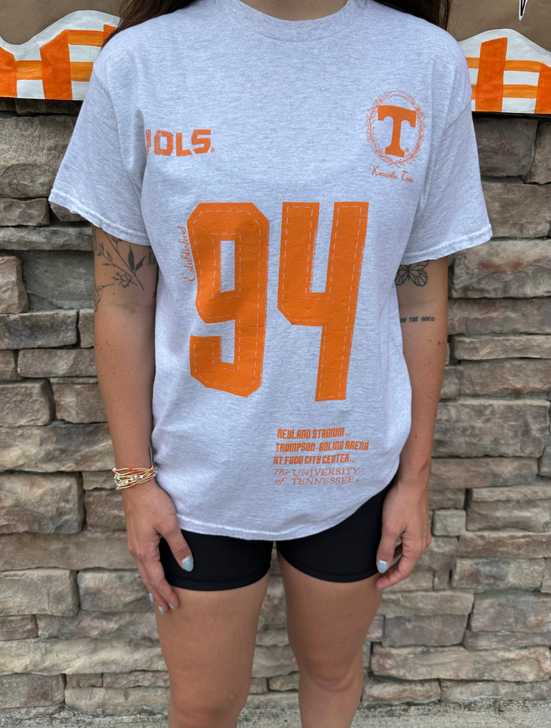 Tennessee Volunteers Crest Stamp Thrifted Tee