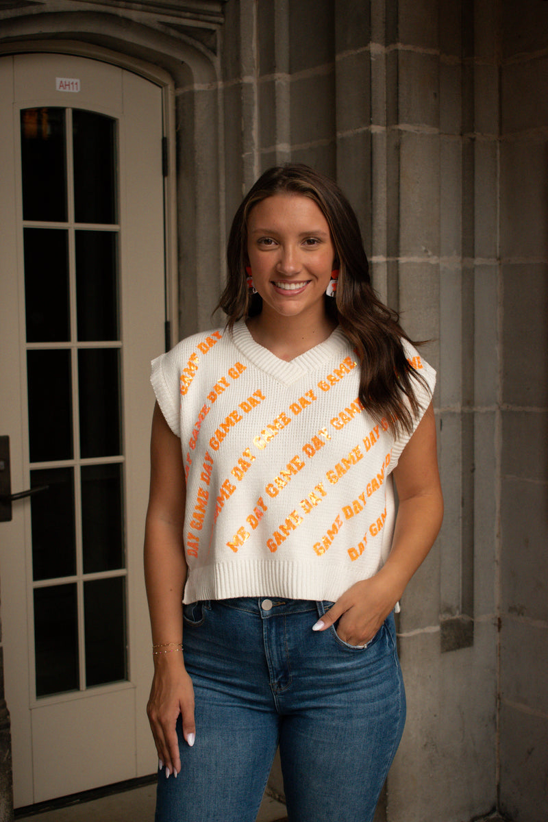 Game Day Sweater Vest