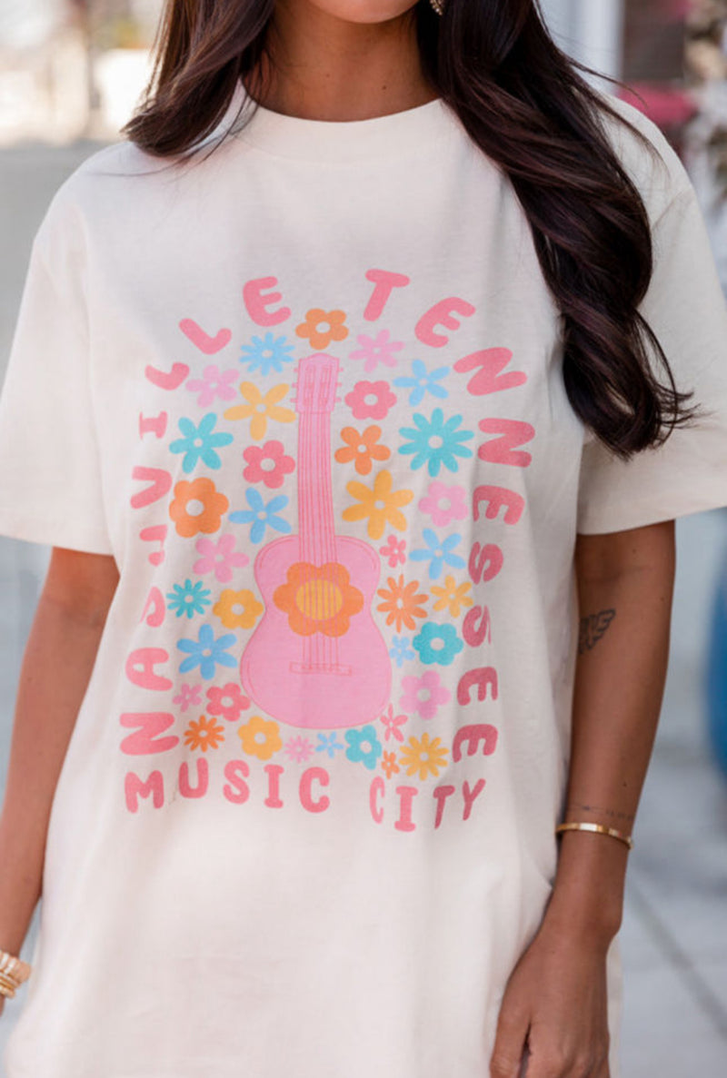 Floral Nashville Tee