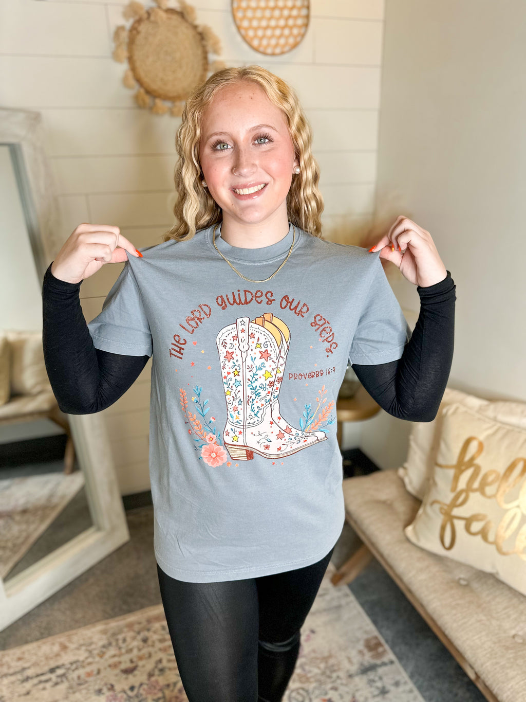 The Lord Guides Our Steps Tee